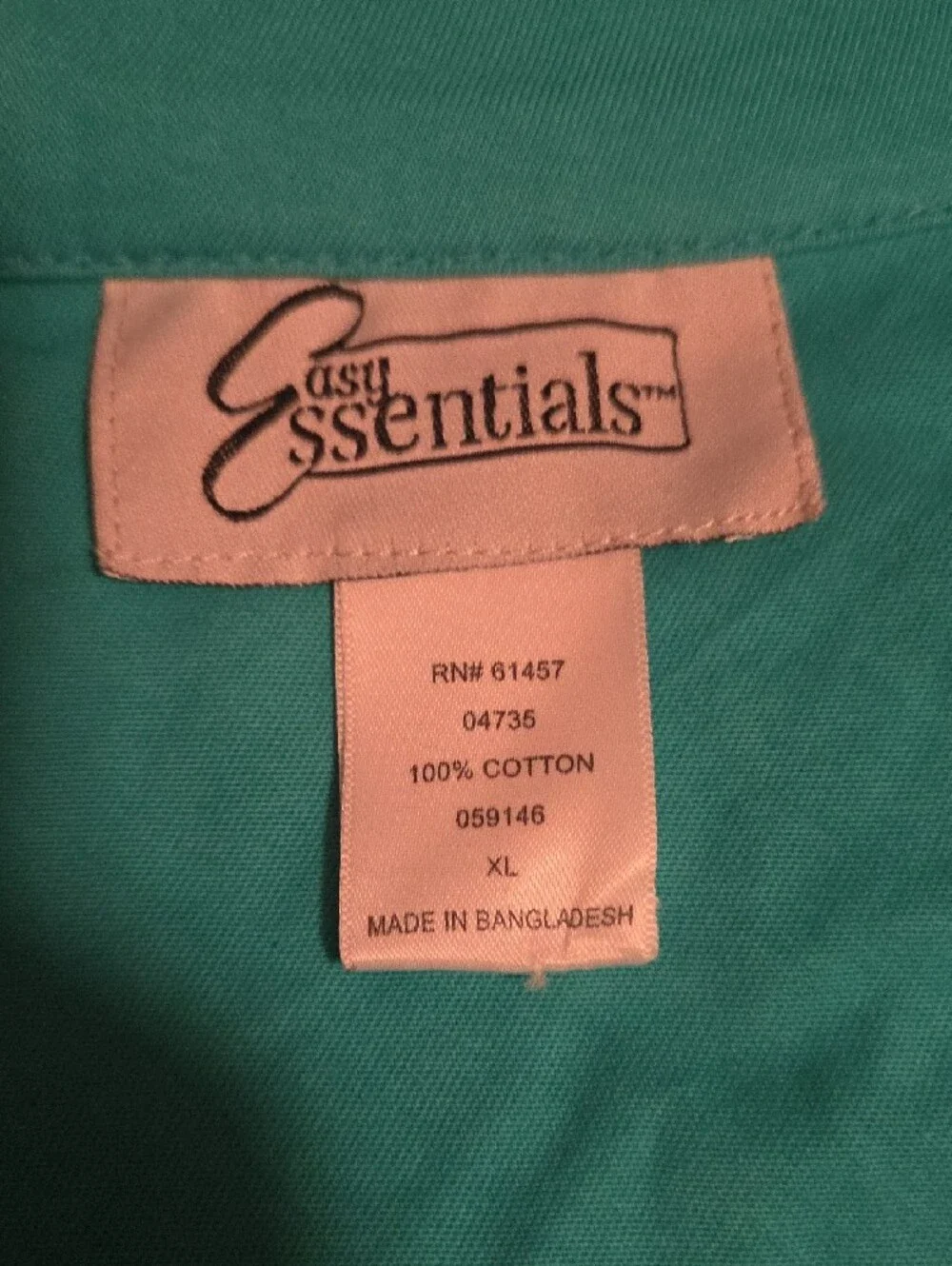 Essentials Turquoise Pleated V-Neck Sleeveless Tunic